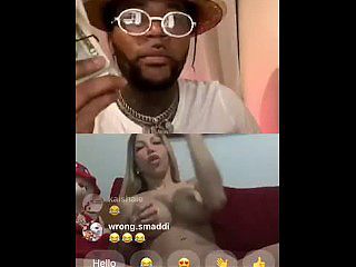 POSSESSED LATINA SOAKS HERSELF ON INSTAGRAM LIVE FOR RAPPER GOLD GAD